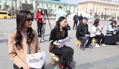 «Граждане должны знать»: в Монголии журналисты провели митинг в защиту свободы слова